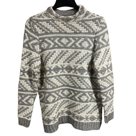 Ruff Hewn Sweaters - Ruff Hewn Wool Blend Cozy Pullover Sweater Size Medium Fisherman Chunky